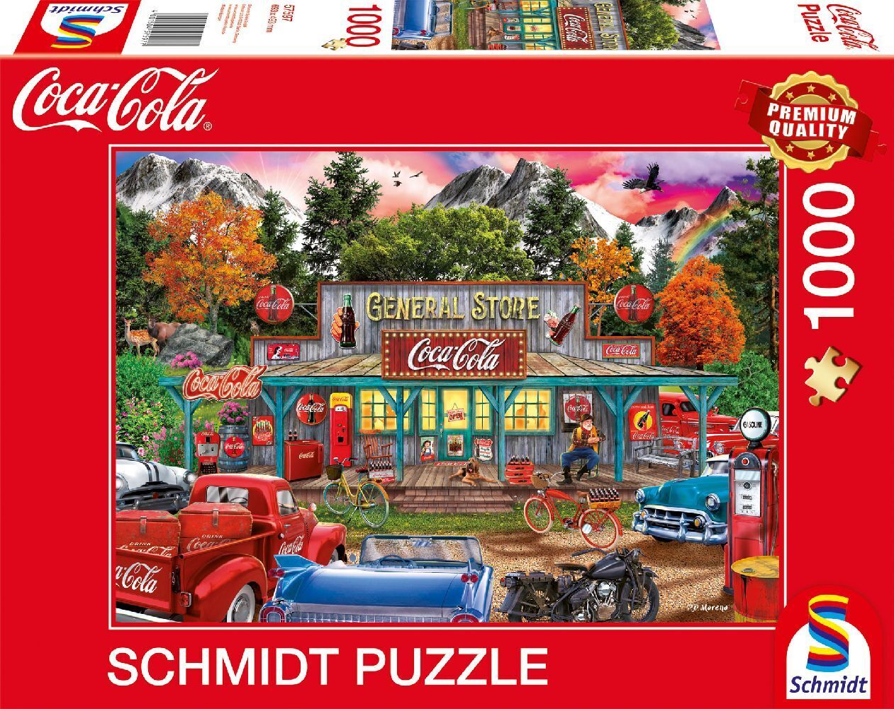 Cover: 4001504575977 | Coca Cola - Store | Puzzle Coca Cola 1.000 Teile | Spiel | Schachtel