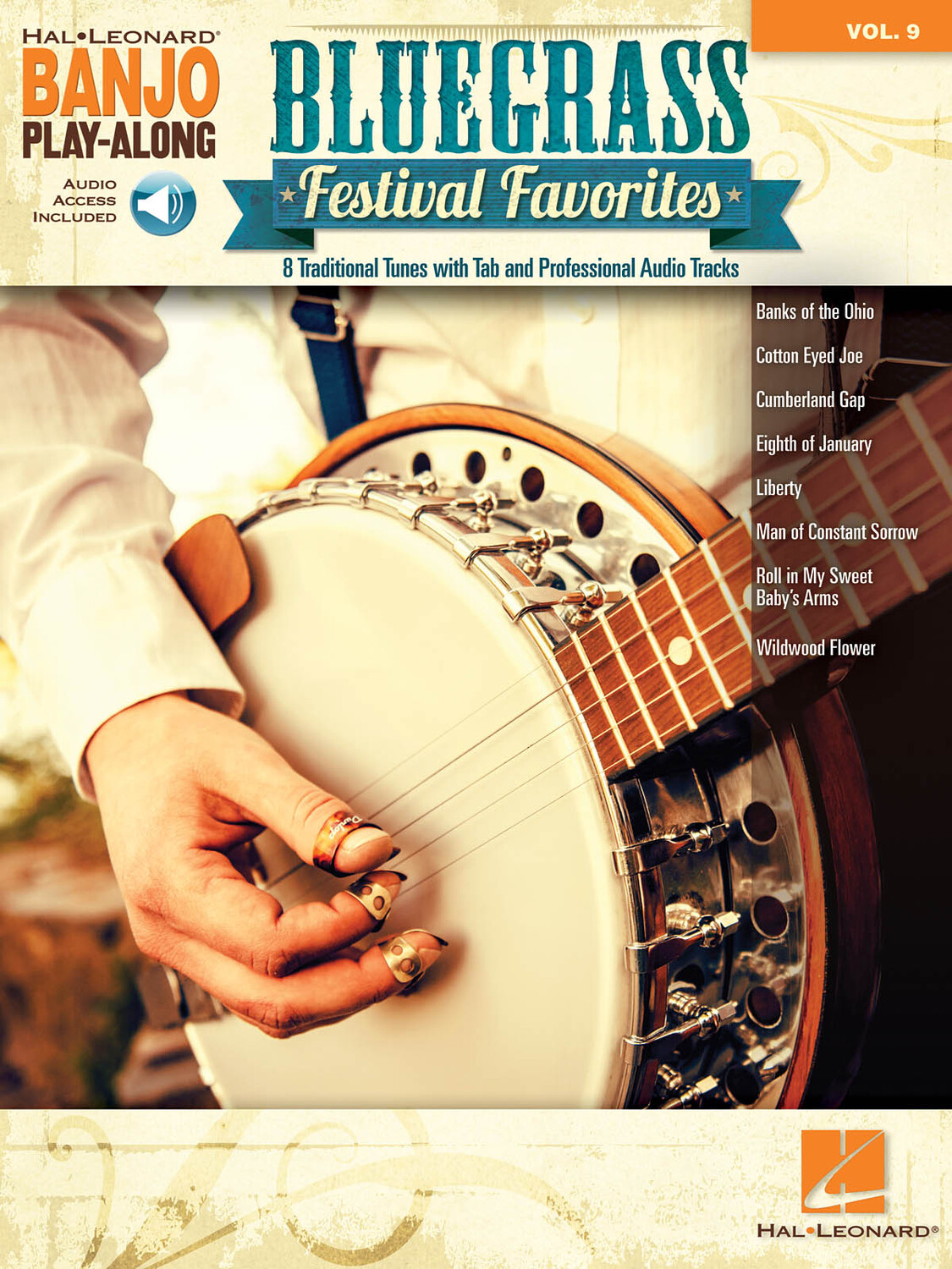Cover: 888680728991 | Bluegrass Festival Favorites | Banjo Play-Along Volume 9 | 2019