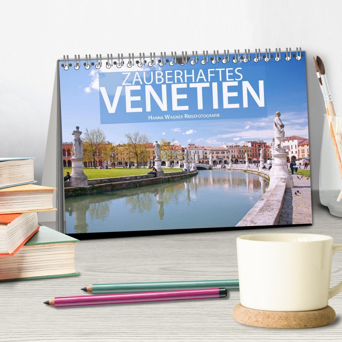 Bild: 9783435196234 | Zauberhaftes Venetien (Tischkalender 2025 DIN A5 quer), CALVENDO...