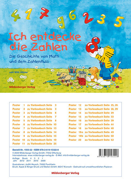 Cover: 9783619153220 | Ich entdecke die Zahlen, 20 Poster (DIN A2) | Wilhelm Hitzler | Poster