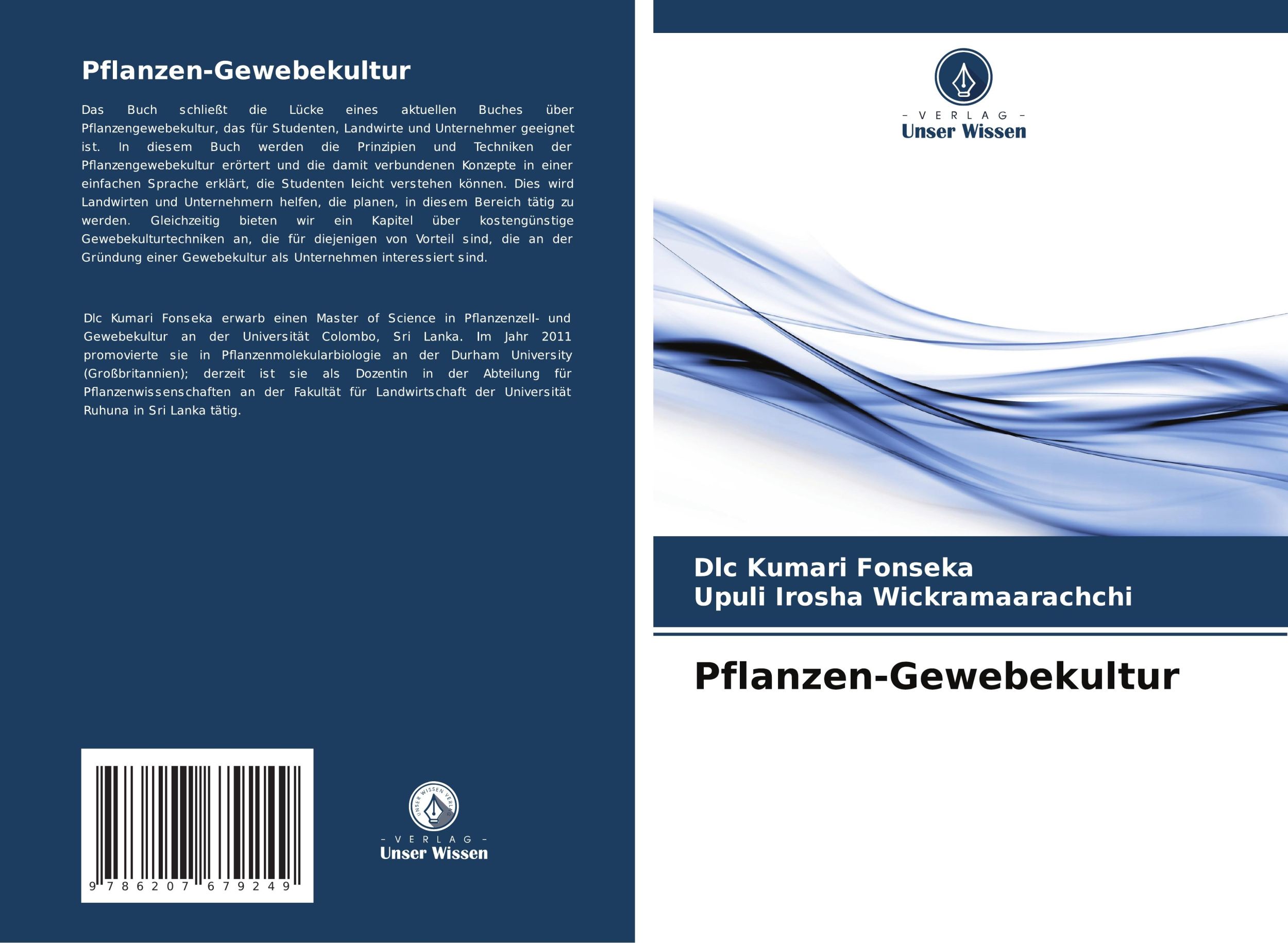 Cover: 9786207679249 | Pflanzen-Gewebekultur | DLC Kumari Fonseka (u. a.) | Taschenbuch