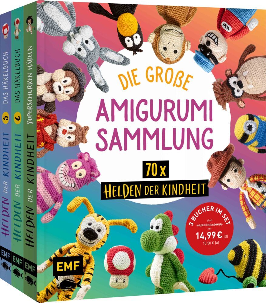 Cover: 9783745927801 | Helden der Kindheit - Die große Amigurumi-Sammlung für Disney-Fans