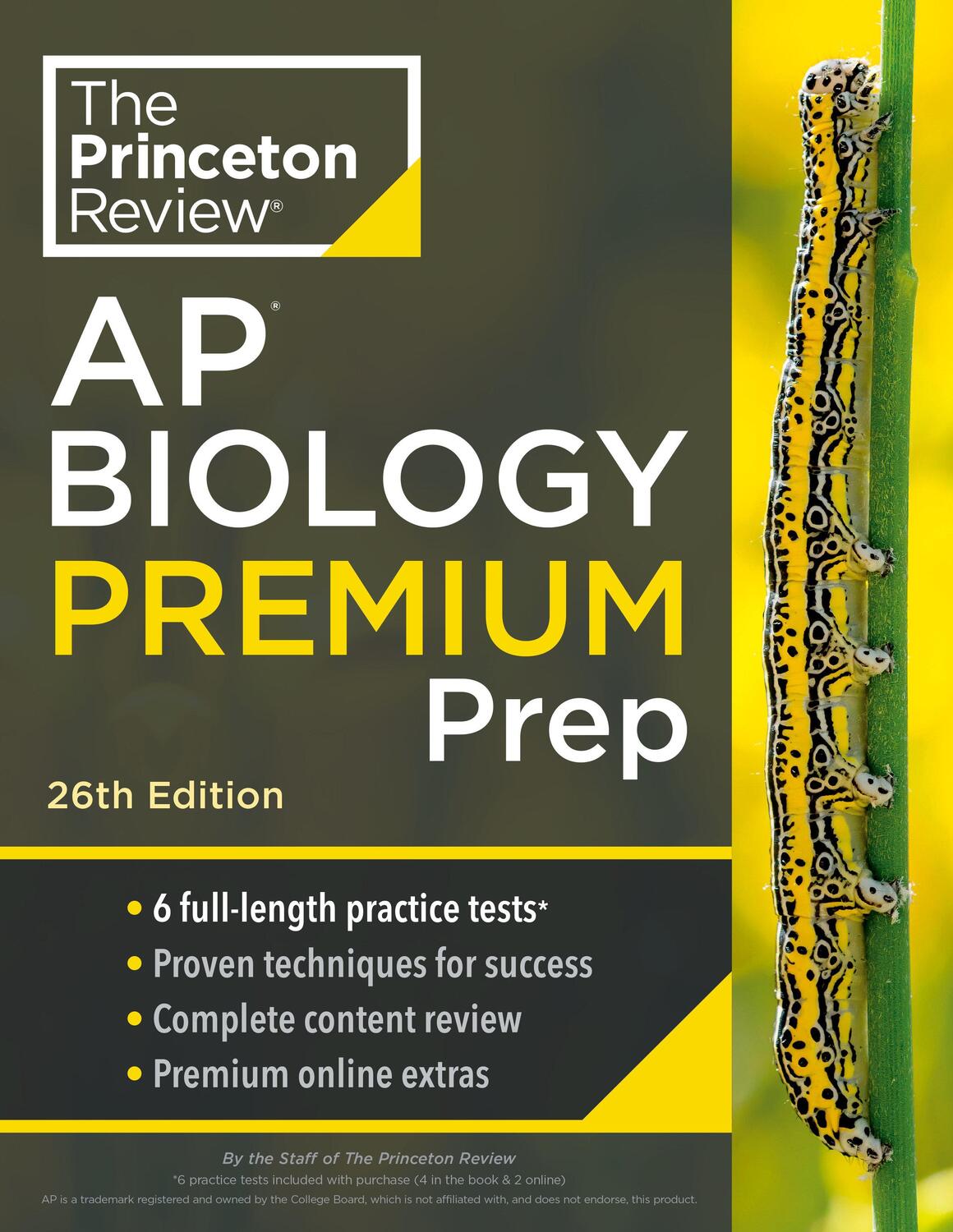 Cover: 9780593517017 | Princeton Review AP Biology Premium Prep, 2024 | The Princeton Review