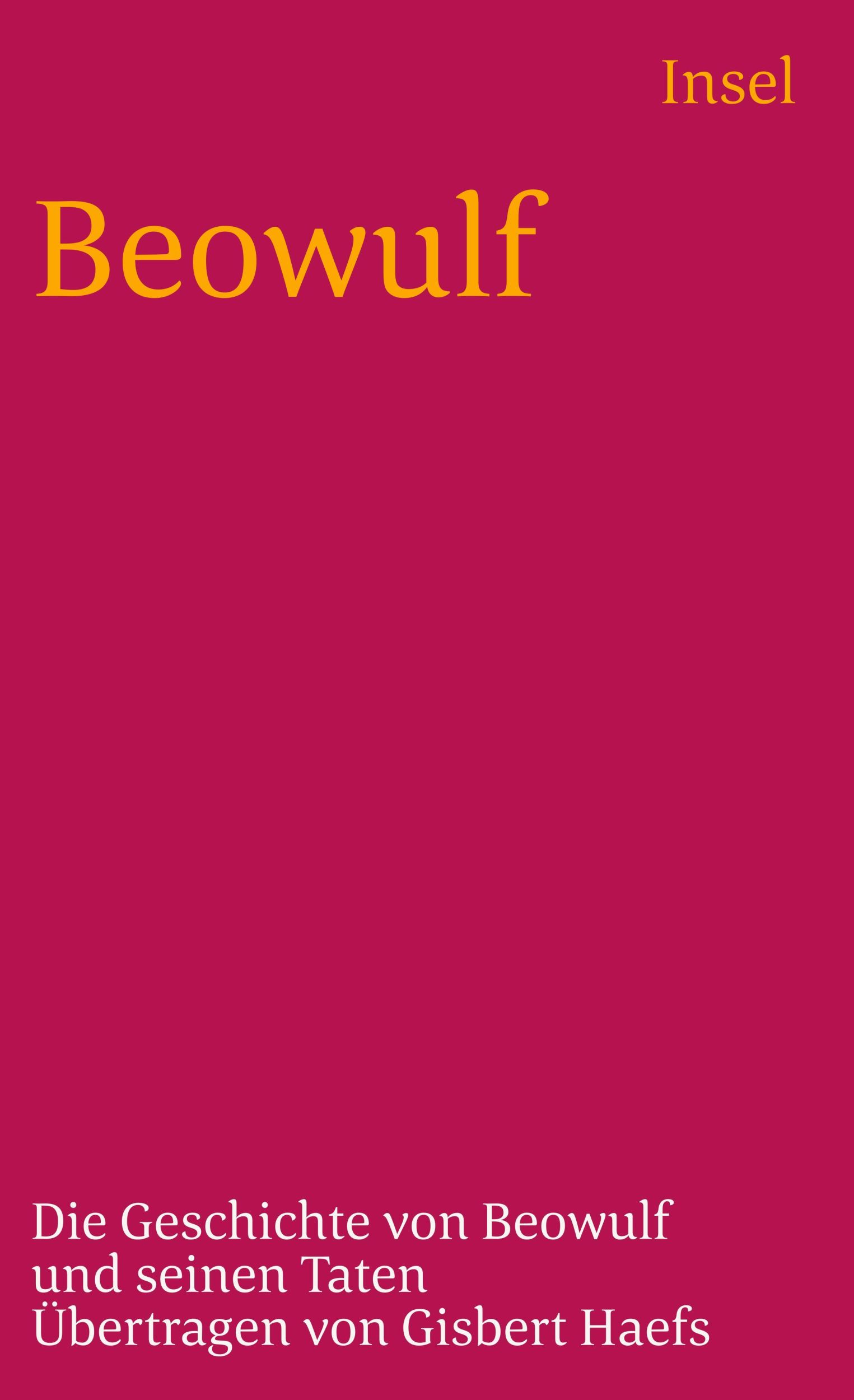 Cover: 9783458350064 | Beowulf | Die Geschichte von Beowulf und seinen Taten | Gisbert Haefs