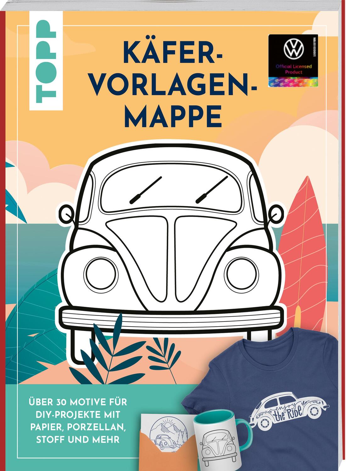 Cover: 9783735850973 | VW Vorlagenmappe "Käfer". Die offizielle kreative Vorlagensammlung...