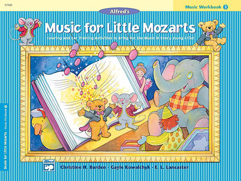 Cover: 38081178172 | Music For Little Mozarts: Music Workbook 3 | Alfred Music Publications