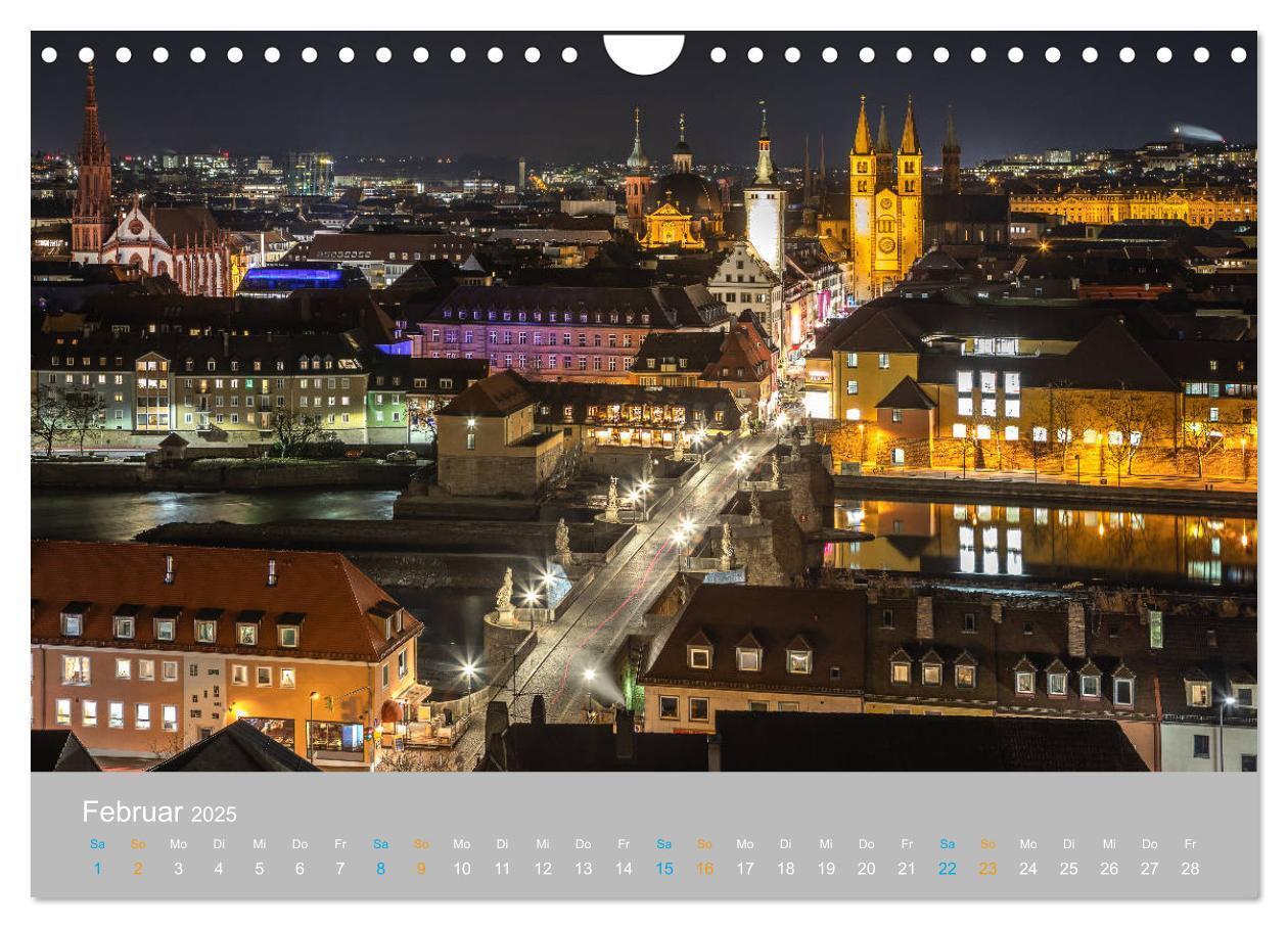 Bild: 9783435225637 | Würzburg - Stadt der Kirchen (Wandkalender 2025 DIN A4 quer),...