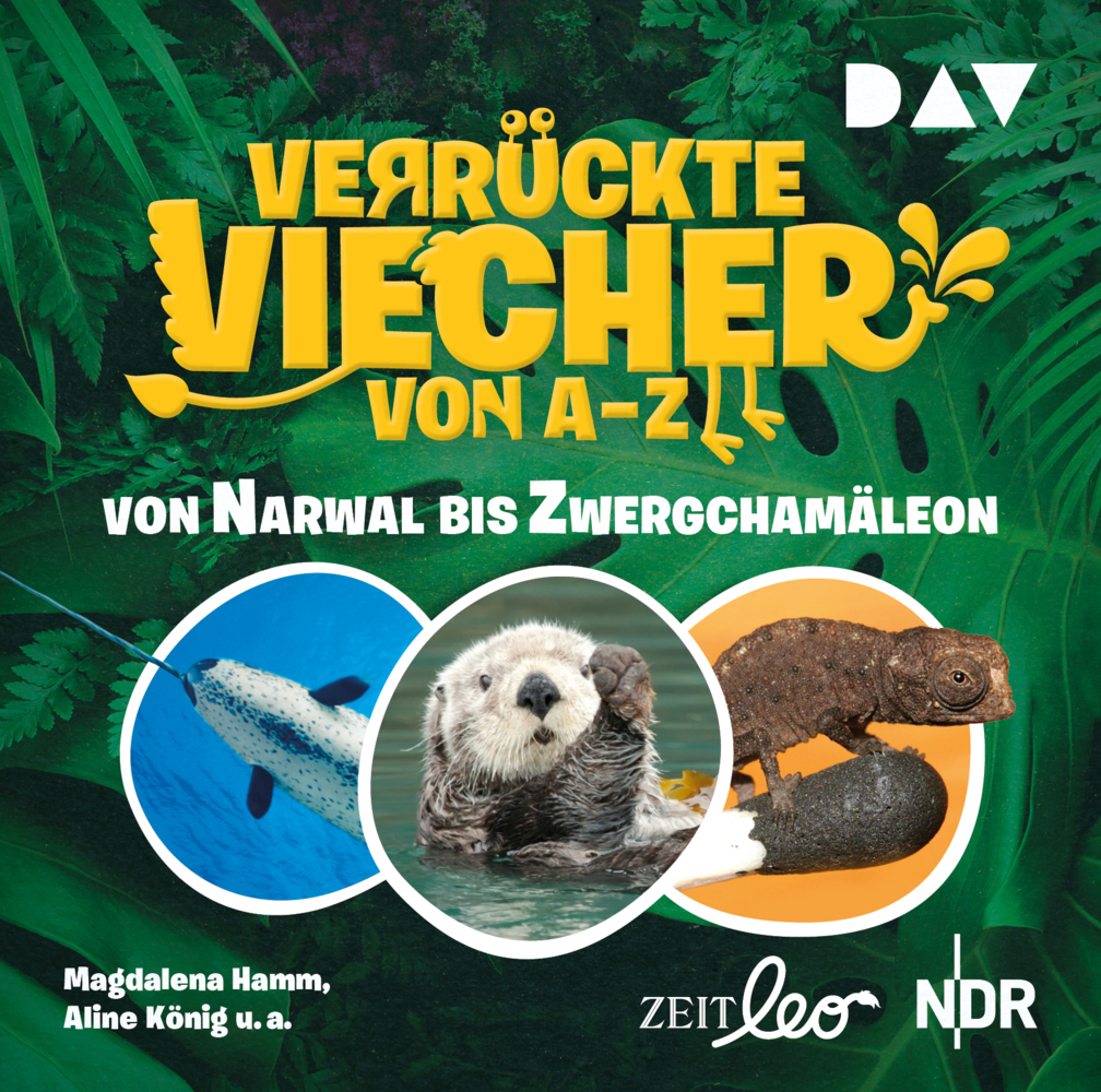 Cover: 9783742413062 | Verrückte Viecher von A bis Z - Von Narwal bis Zwergchamäleon, 1...