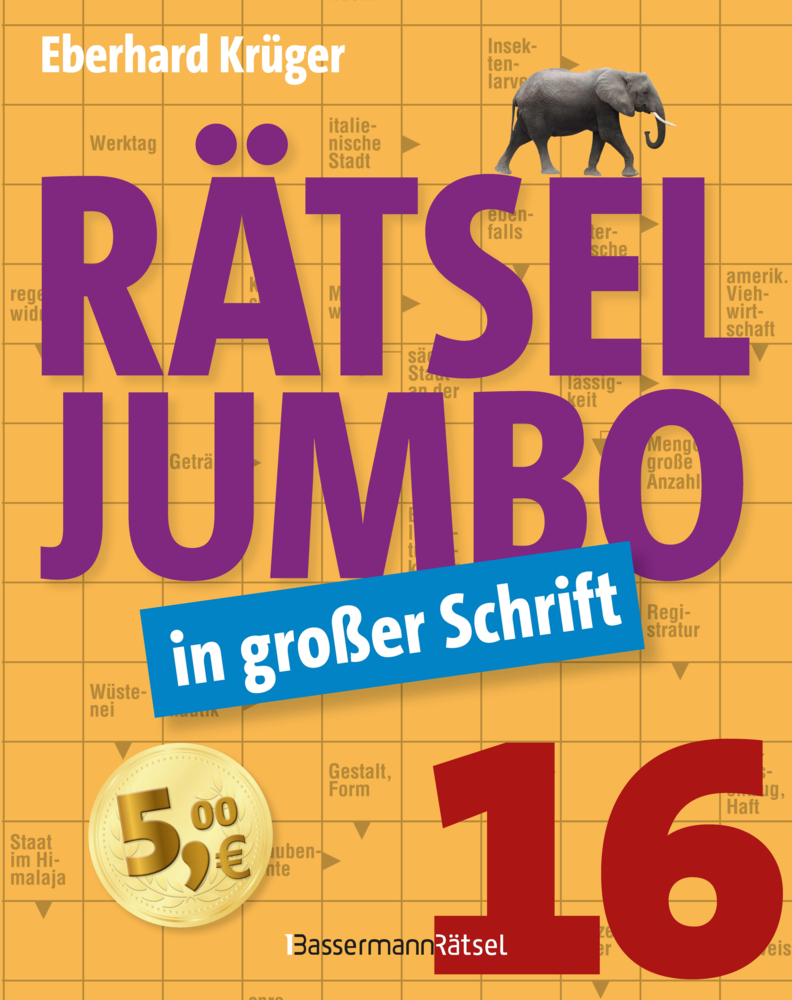 Cover: 9783809446194 | Rätseljumbo in großer Schrift 16 | Eberhard Krüger | Taschenbuch