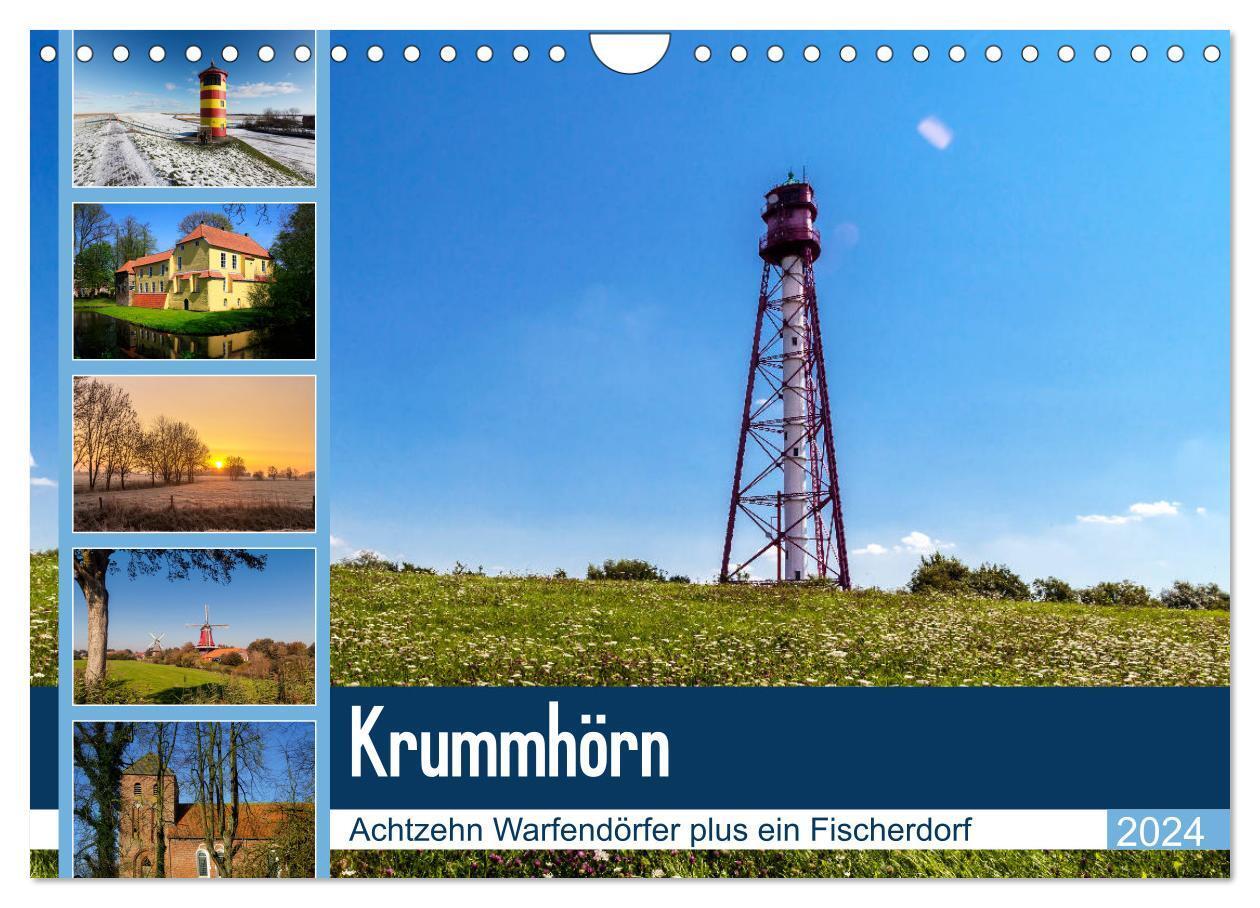 Cover: 9783383215711 | KRUMMHÖRN Achtzehn Warfendörfer plus ein Fischerdorf (Wandkalender...