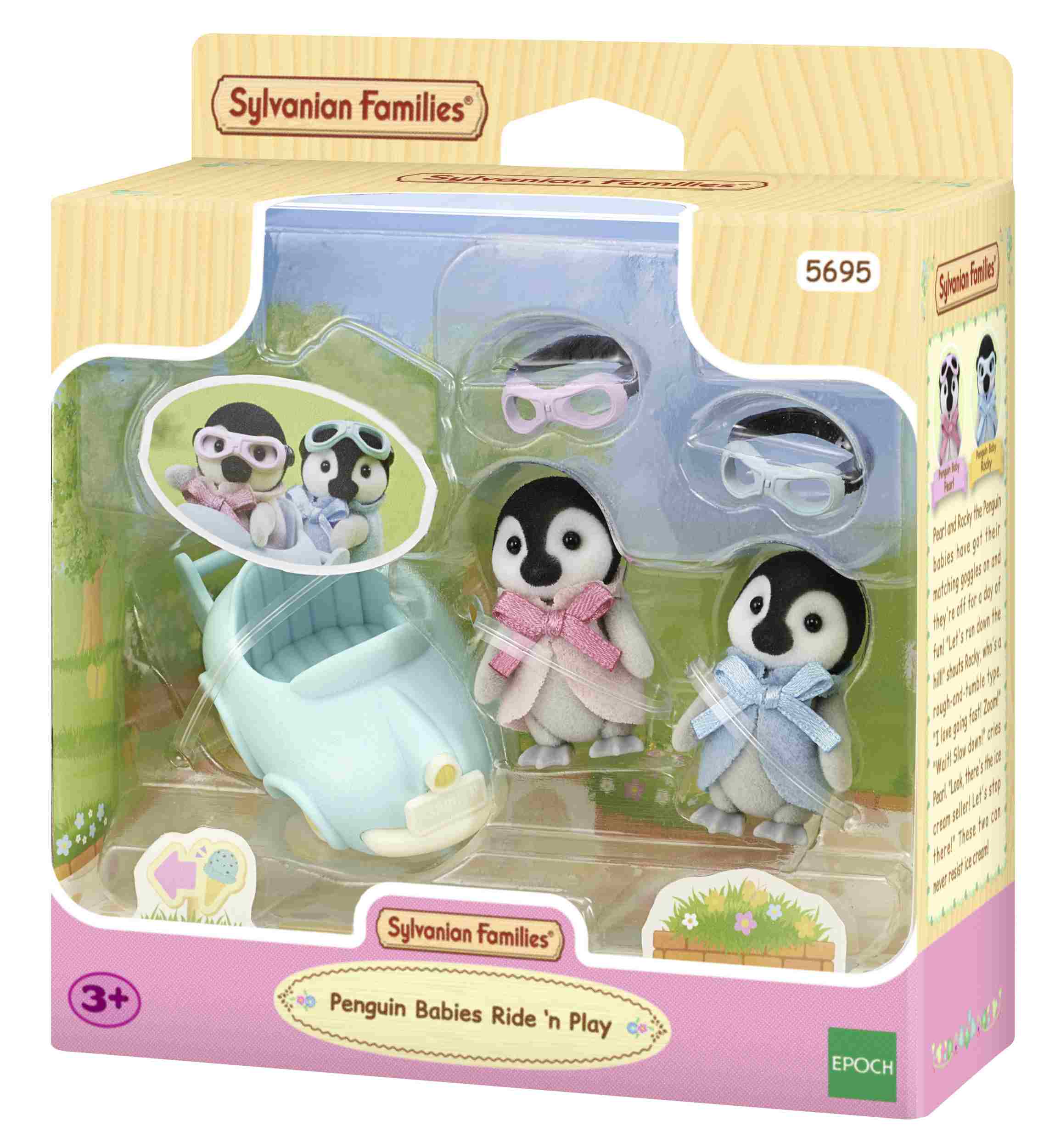 Cover: 5054131056950 | Sylvanian Families 5695 - Pinguin Fahr- und Spielset | 5695 | Deutsch