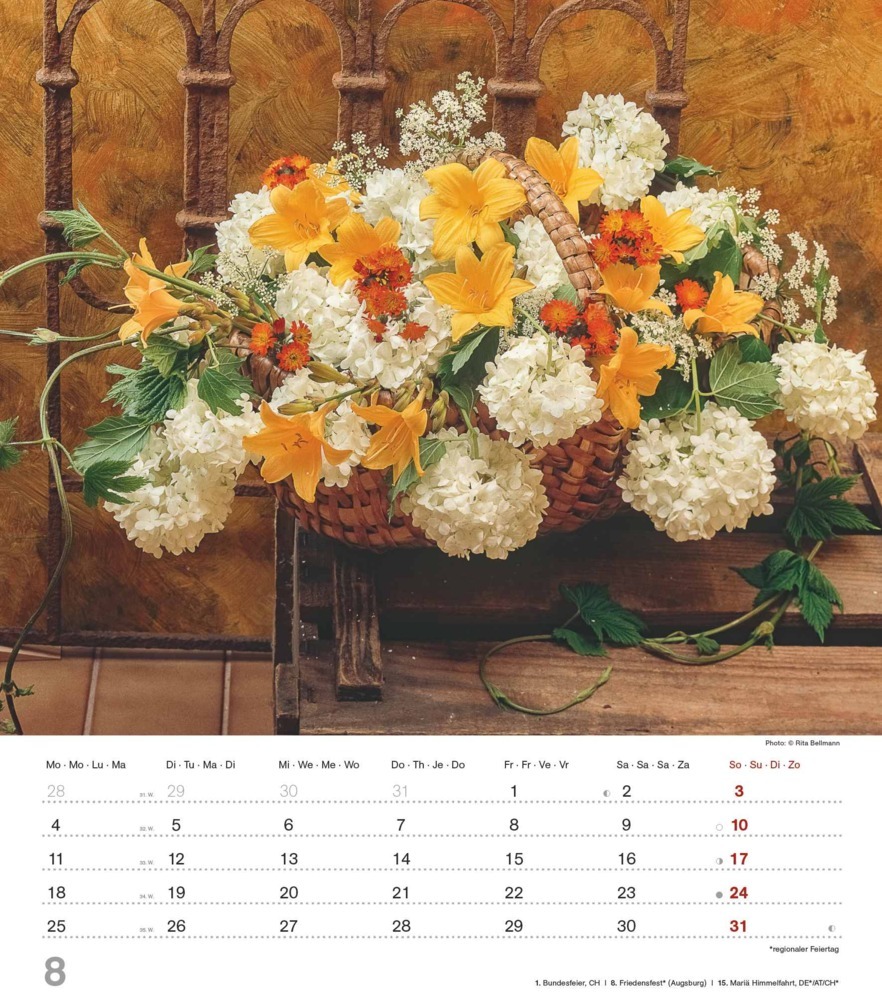 Bild: 4251732342142 | Alpha Edition - Blumenträume 2025 Wandkalender, 30x34cm,...