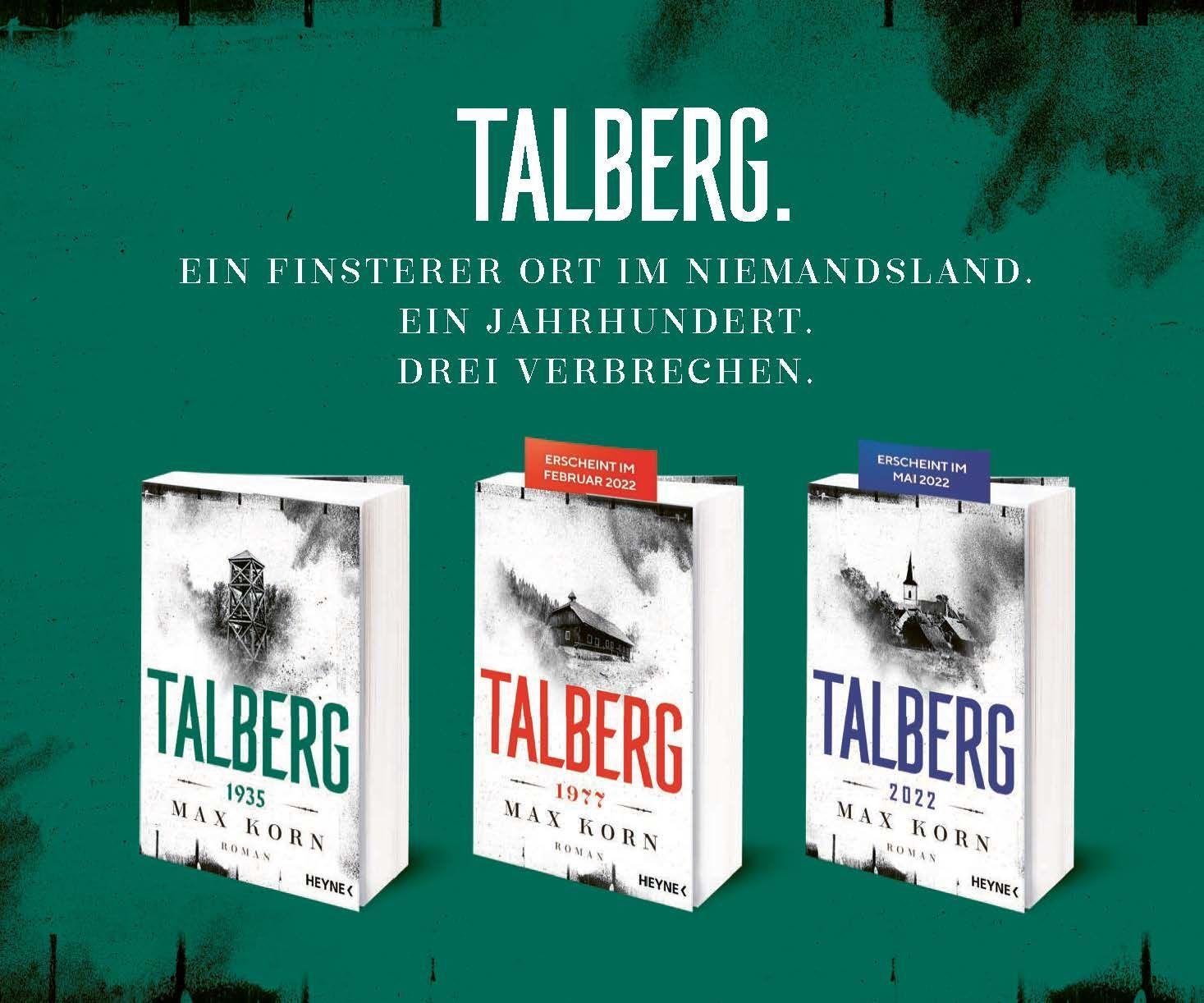 Bild: 9783453424593 | Talberg 1935 | Roman | Max Korn | Taschenbuch | Die Talberg-Reihe