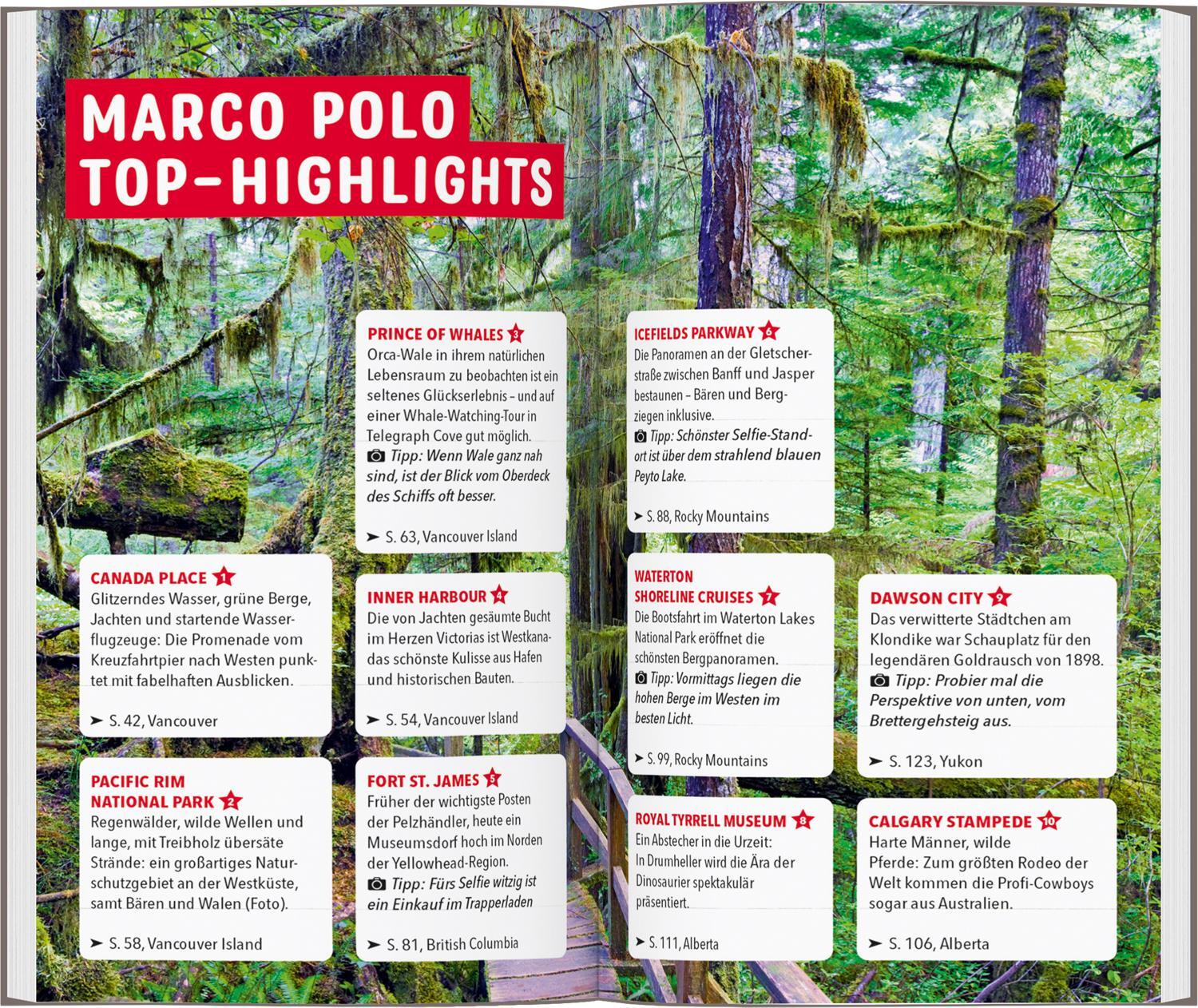 Bild: 9783829731911 | MARCO POLO Reiseführer Kanada West, Rocky Mountains, Vancouver | Buch