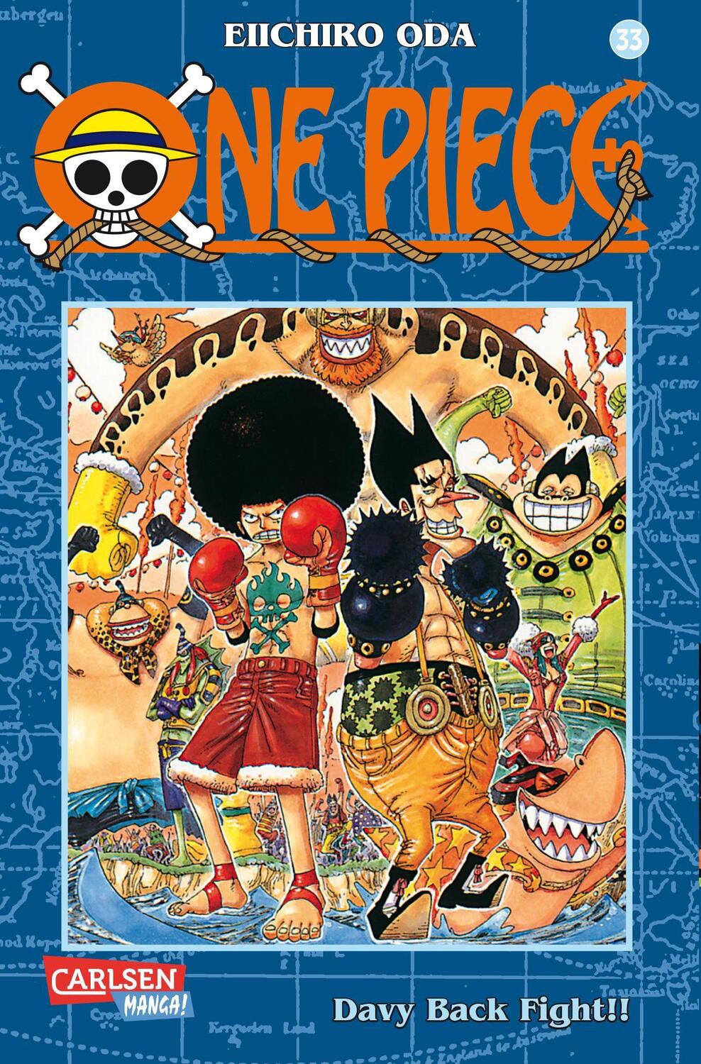 Cover: 9783551757234 | One Piece 33. Davy Back Fight!! | Eiichiro Oda | Taschenbuch | Deutsch