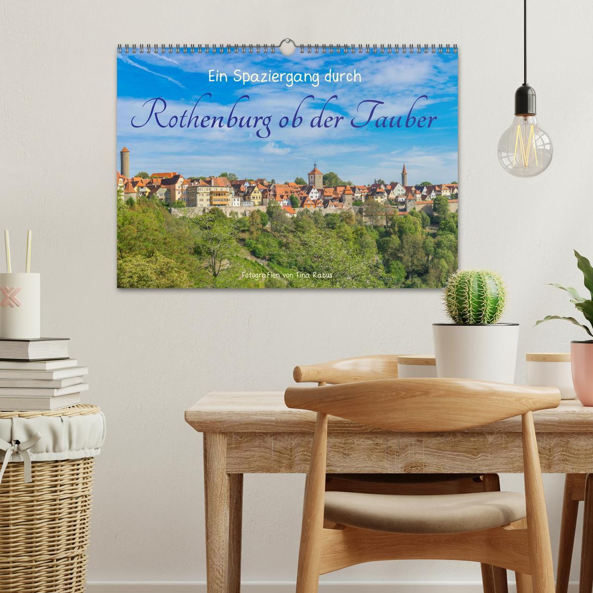 Bild: 9783383988066 | Ein Spaziergang durch Rothenburg ob der Tauber (Wandkalender 2025...