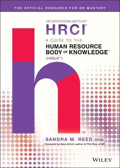 Cover: 9781119374886 | A Guide to the Human Resource Body of Knowledge (Hrbok) | Reed | Buch