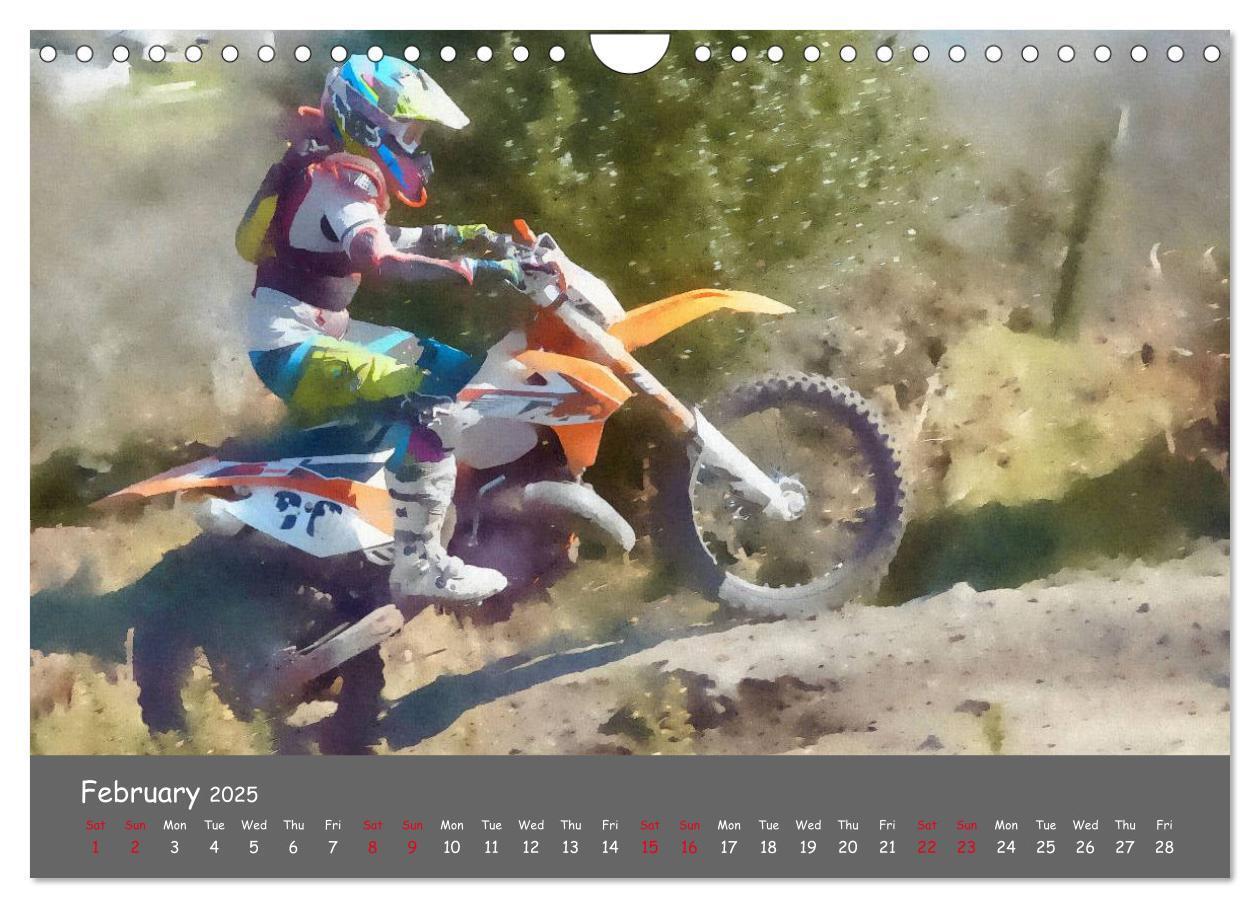 Bild: 9781325956531 | Enduro Racing (Wall Calendar 2025 DIN A4 landscape), CALVENDO 12...