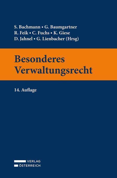 Cover: 9783704690432 | Besonderes Verwaltungsrecht | Susanne Bachmann (u. a.) | Taschenbuch