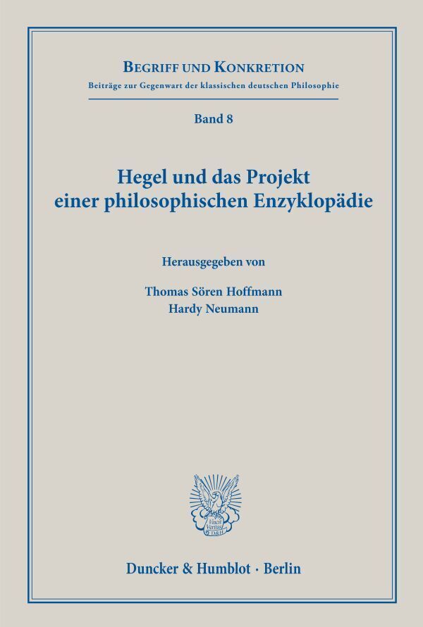 Cover: 9783428157402 | Hegel und das Projekt einer philosophischen Enzyklopädie. | Buch
