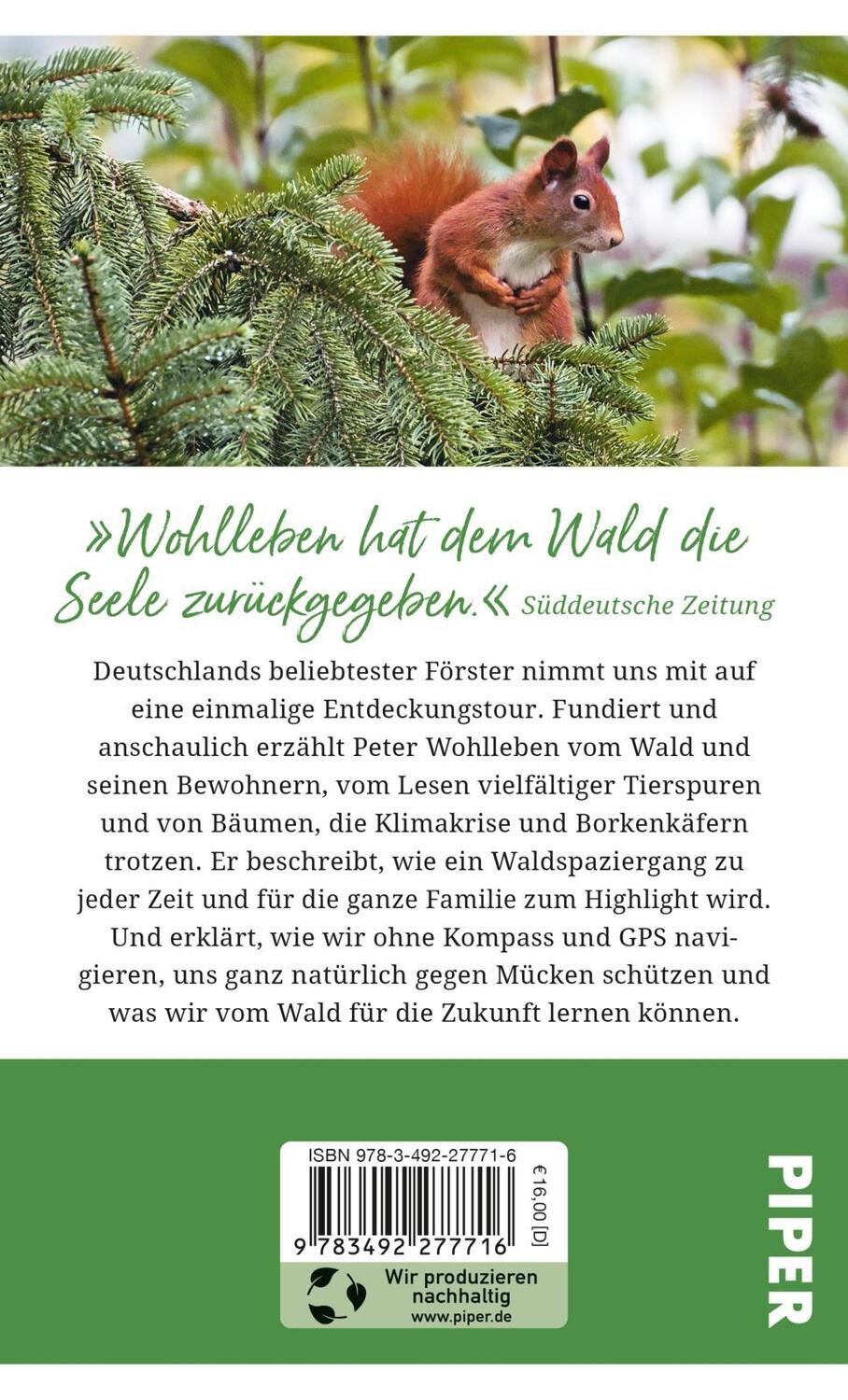 Rückseite: 9783492277716 | Gebrauchsanweisung für den Wald | Peter Wohlleben | Taschenbuch | 2023