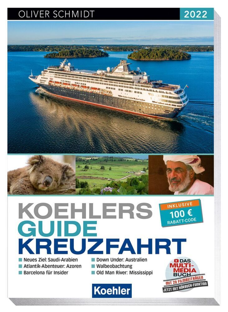 Cover: 9783782213882 | Koehlers Guide Kreuzfahrt 2022 | Oliver Schmidt | Taschenbuch | 340 S.