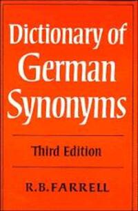 Cover: 9780521290685 | Dictionary of German Synonyms | R. B. Farrell (u. a.) | Taschenbuch