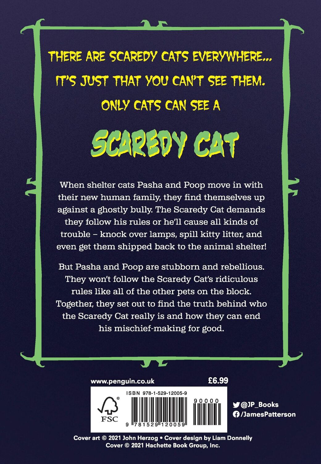 Rückseite: 9781529120059 | Scaredy Cat | James Patterson | Taschenbuch | 240 S. | Englisch | 2021