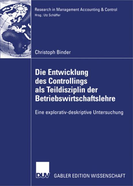 Cover: 9783835004061 | Die Entwicklung des Controllings als Teildisziplin der...