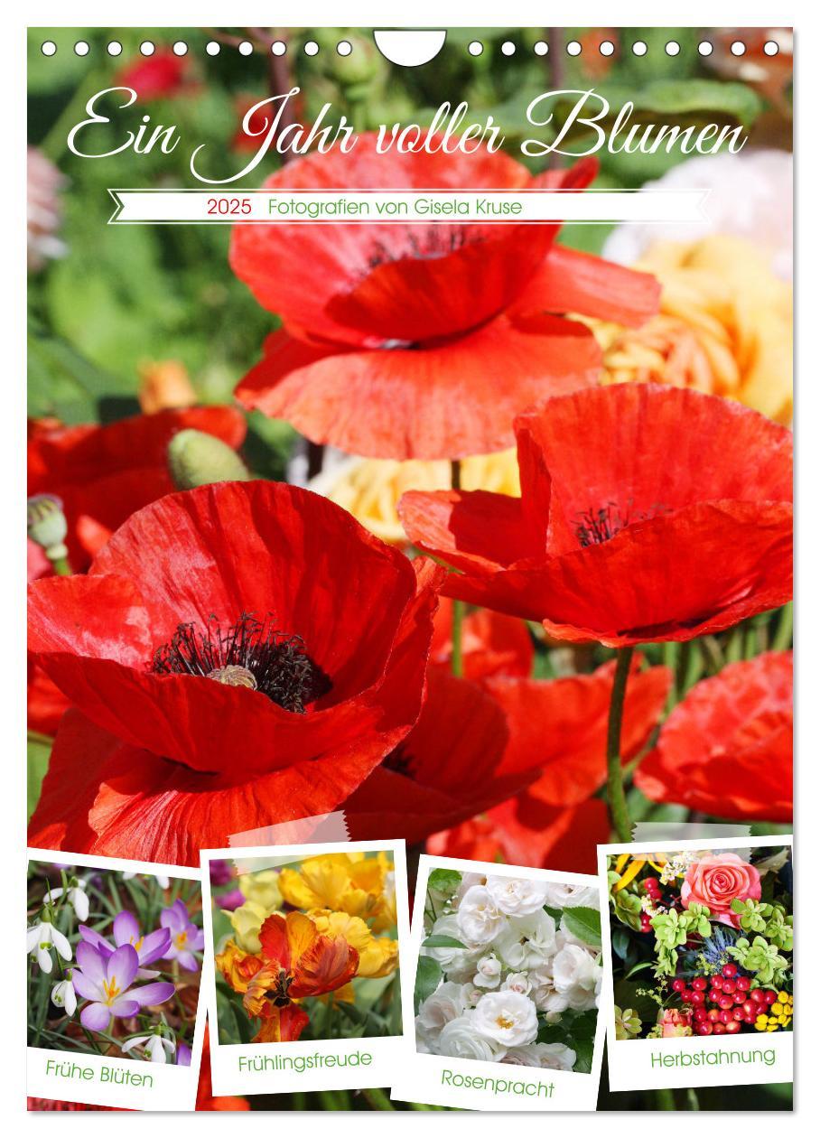 Cover: 9783457132067 | Ein Jahr voller Blumen (Wandkalender 2025 DIN A4 hoch), CALVENDO...