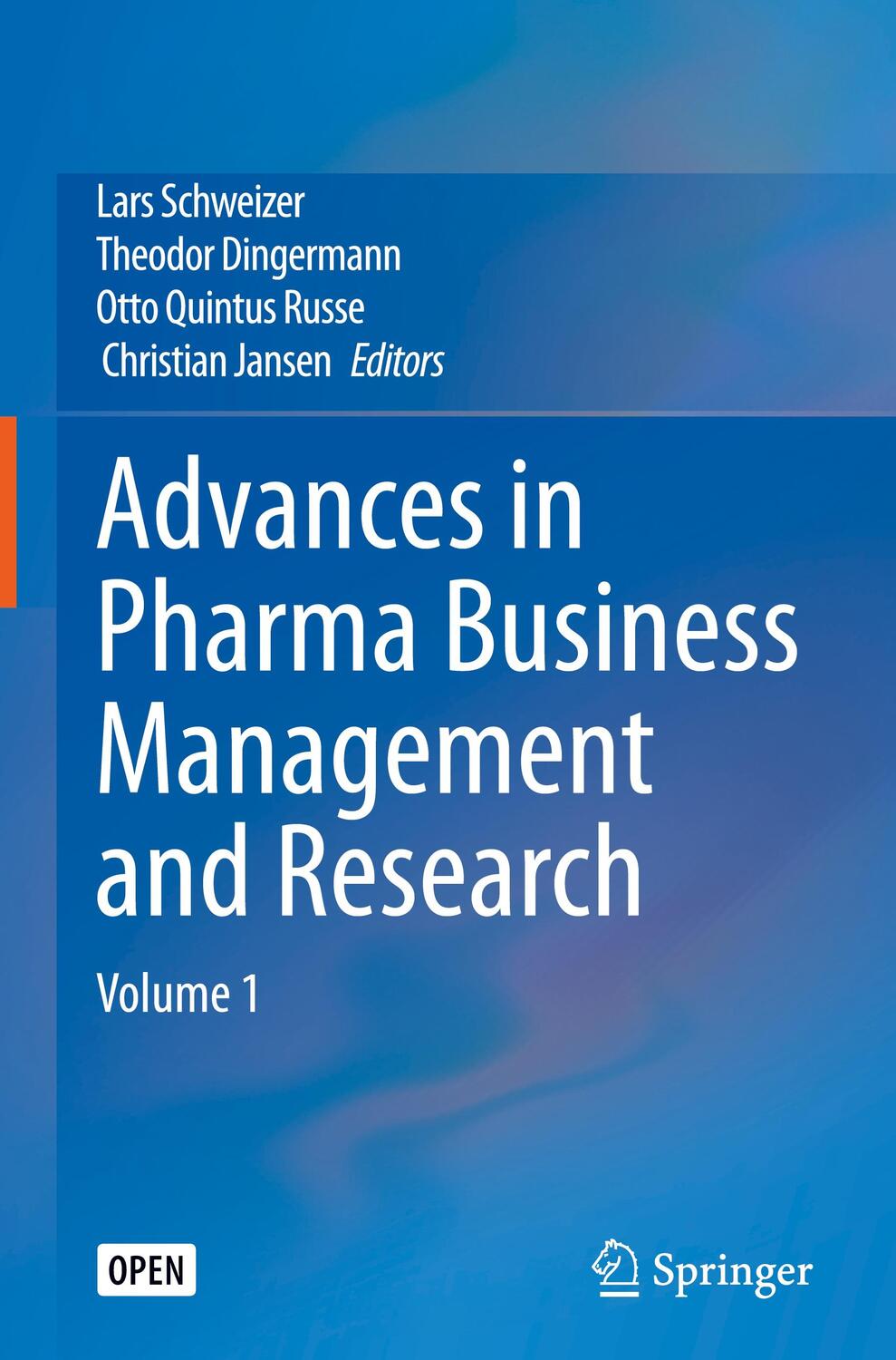 Cover: 9783030359171 | Advances in Pharma Business Management and Research | Volume 1 | Buch