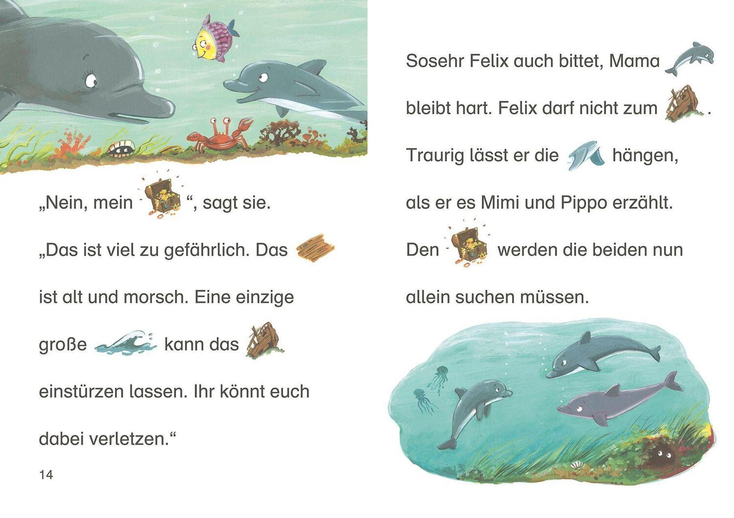Bild: 9783743202856 | Bildermaus - Der kleine Delfin auf Schatzsuche | Dagmar Henze | Buch