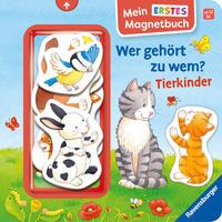 Cover: 9783473421664 | Mein erstes Magnetbuch: Wer gehört zu wem? Tierkinder -...