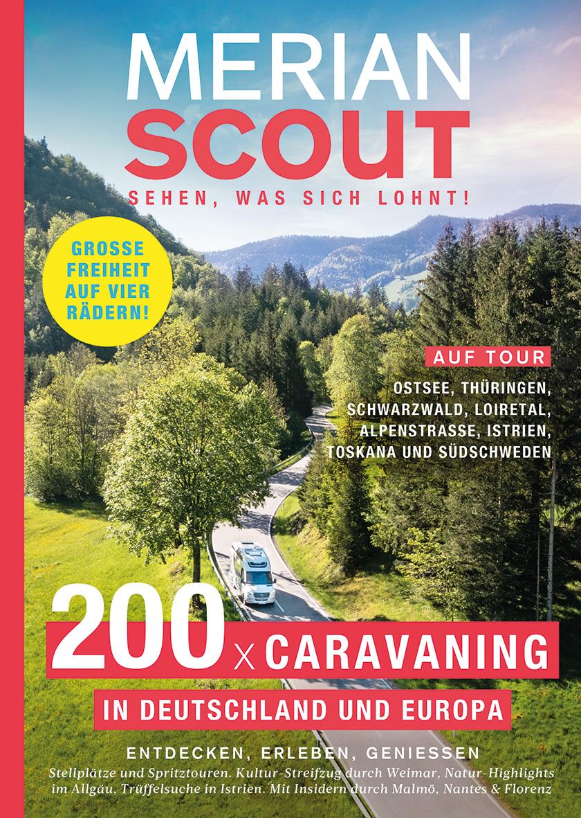 Cover: 9783834232878 | MERIAN Scout Caravaning in Europa | Jahreszeiten Verlag | Taschenbuch