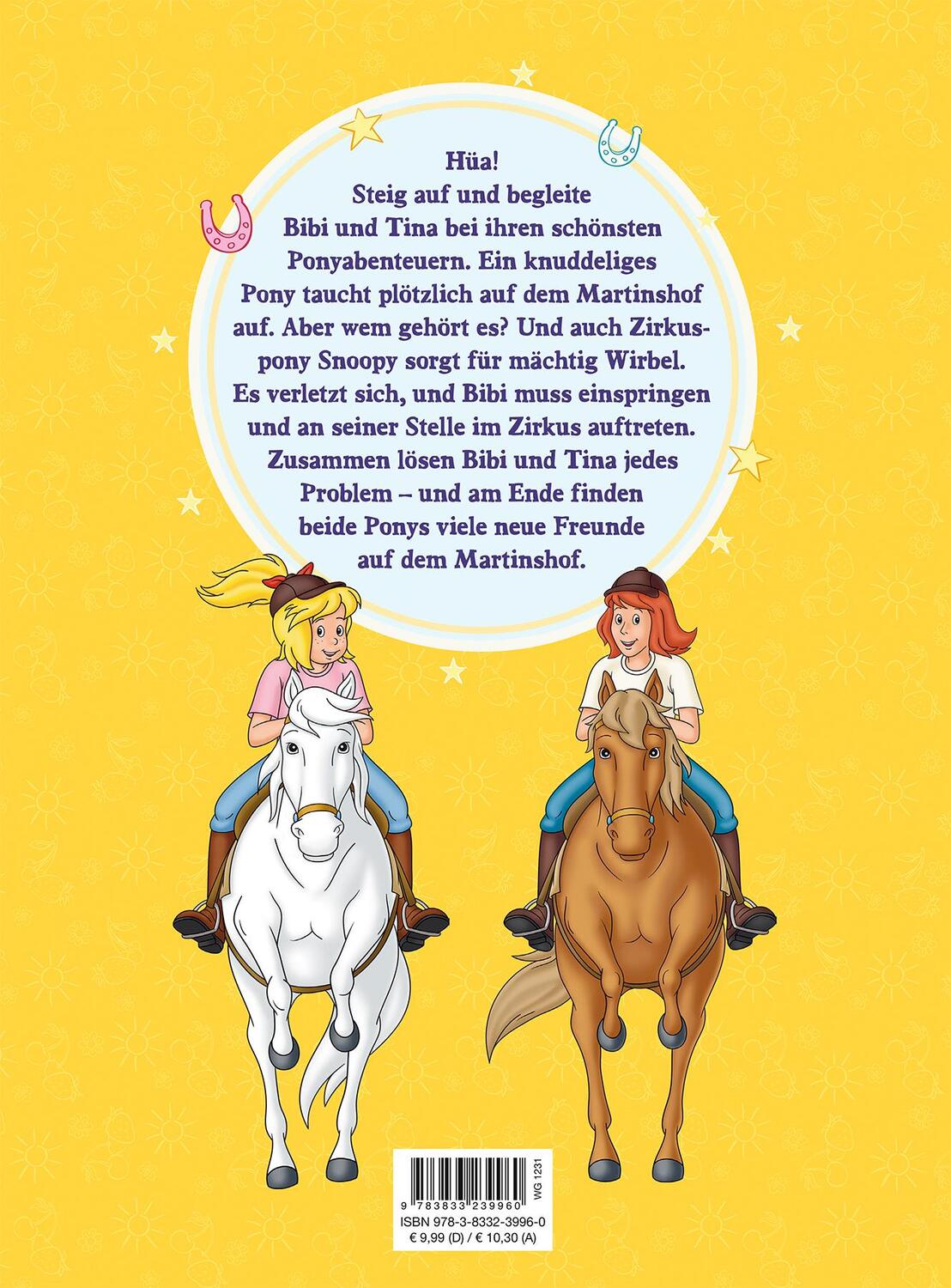 Rückseite: 9783833239960 | Bibi &amp; Tina: Die schönsten Ponygeschichten | Geschichtenbuch | Weber