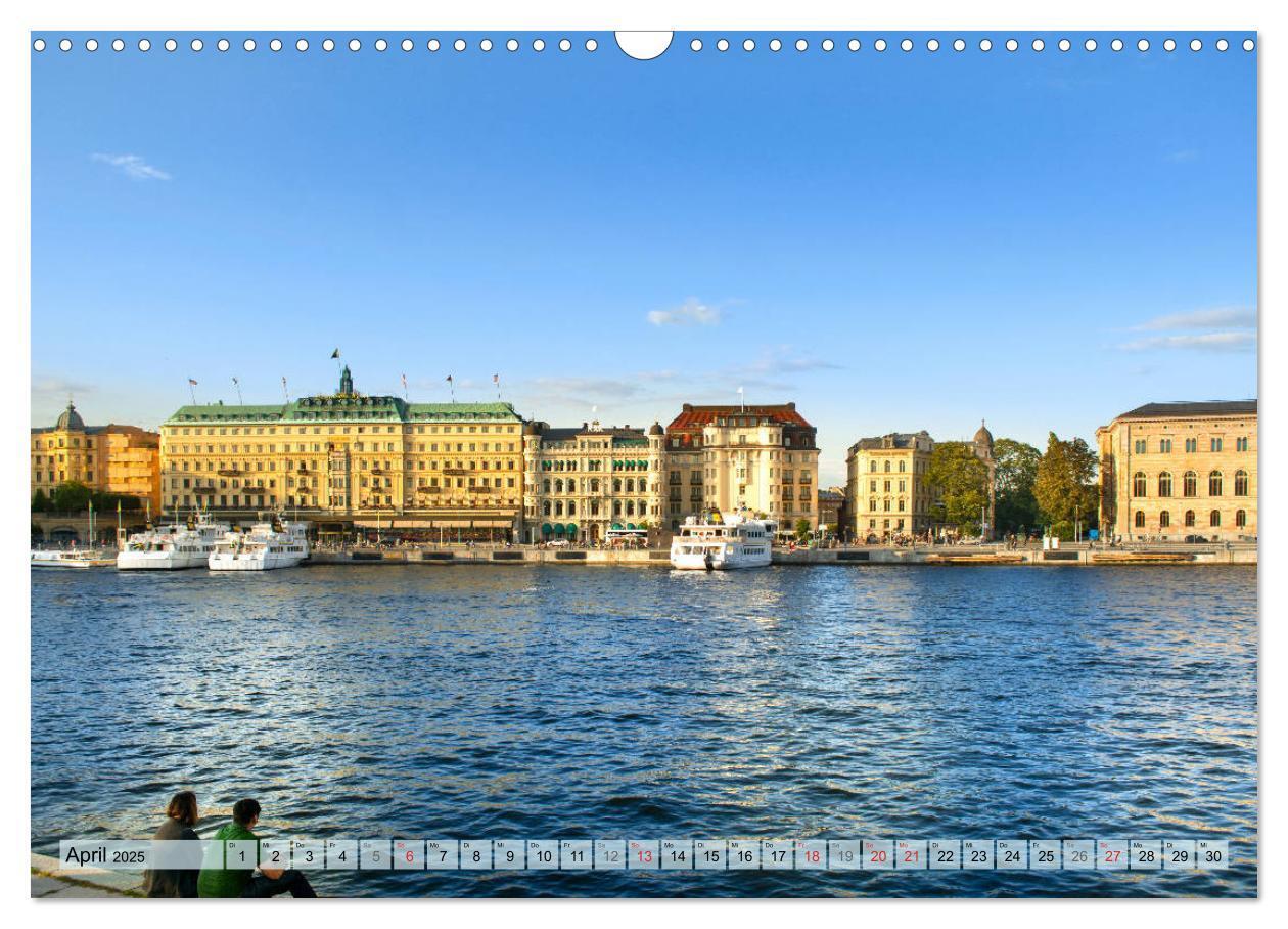 Bild: 9783435105717 | Stockholm - Maritime Ansichten (Wandkalender 2025 DIN A3 quer),...