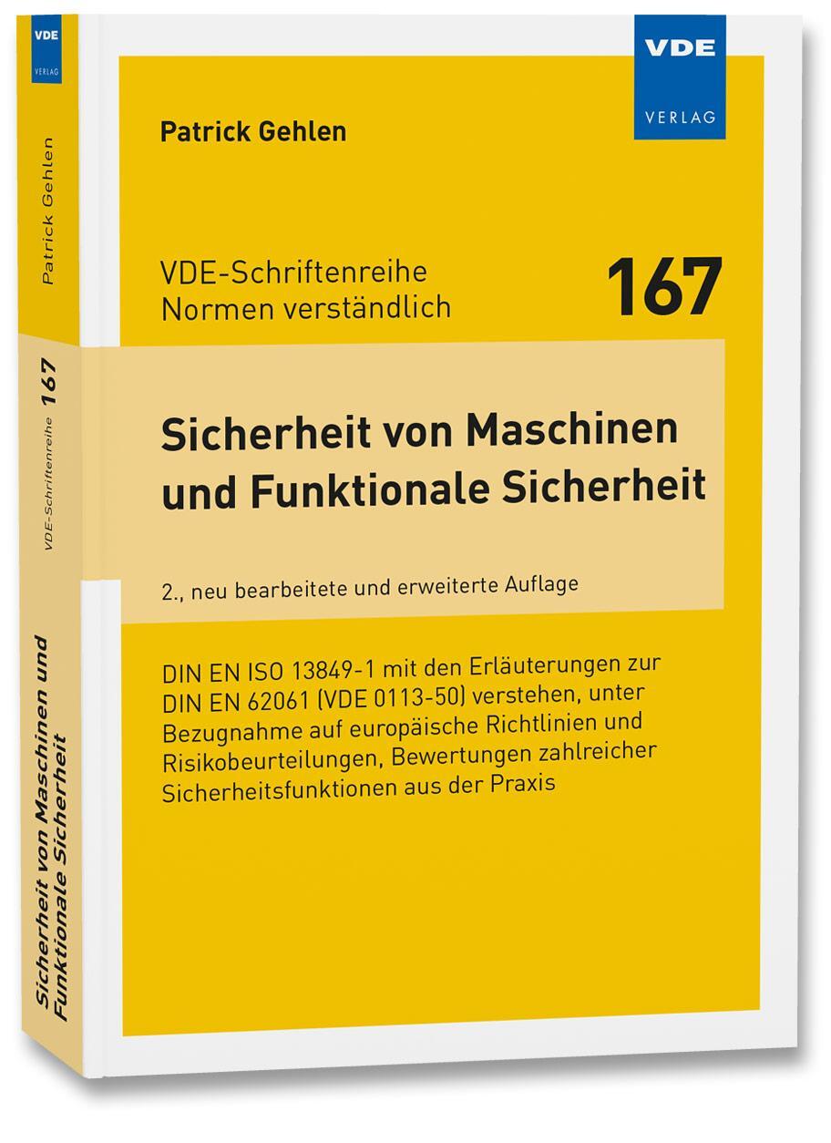 Cover: 9783800753000 | Sicherheit von Maschinen und Funktionale Sicherheit | Patrick Gehlen