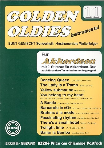 Cover: 9990051546361 | Golden Oldies Band 11 für Akkordeon Solo, Duo oder andere...
