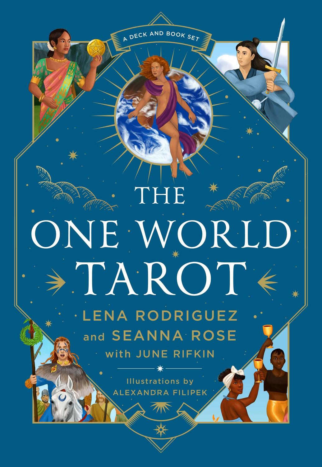 Cover: 9781250809315 | The One World Tarot | A Deck and Book Set | June Rifkin (u. a.) | Buch