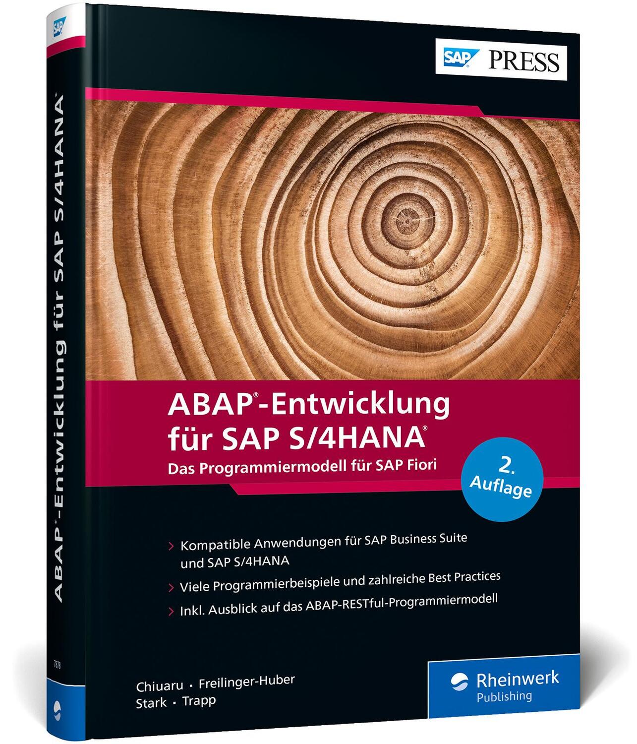 Cover: 9783836278782 | ABAP-Entwicklung für SAP S/4HANA | Sebastian Freilinger-Huber (u. a.)