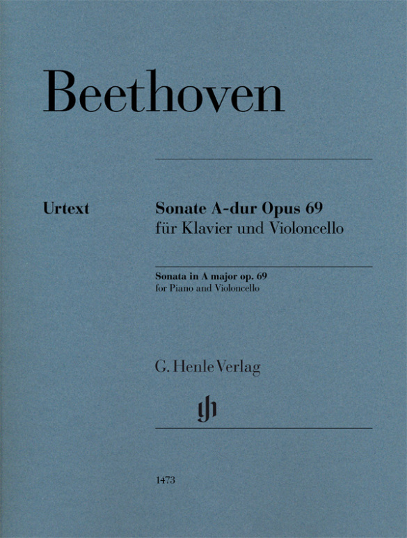 Cover: 9790201814735 | Violoncello Sonata A Major Op. 69 | Ludwig van Beethoven | Deutsch