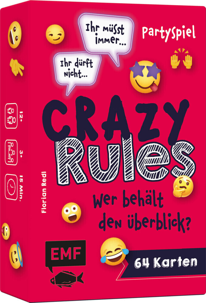 Cover: 4260478342231 | Kartenspiel: Crazy Rules - Wer behält den Überblick? | Florian Redl