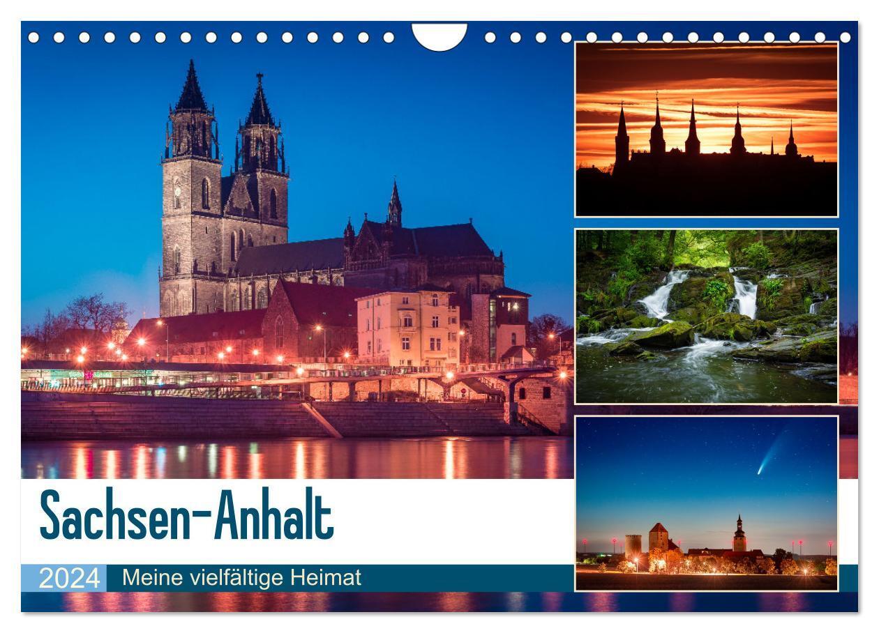 Cover: 9783383629990 | Sachsen-Anhalt - Meine vielfältige Heimat (Wandkalender 2024 DIN A4...