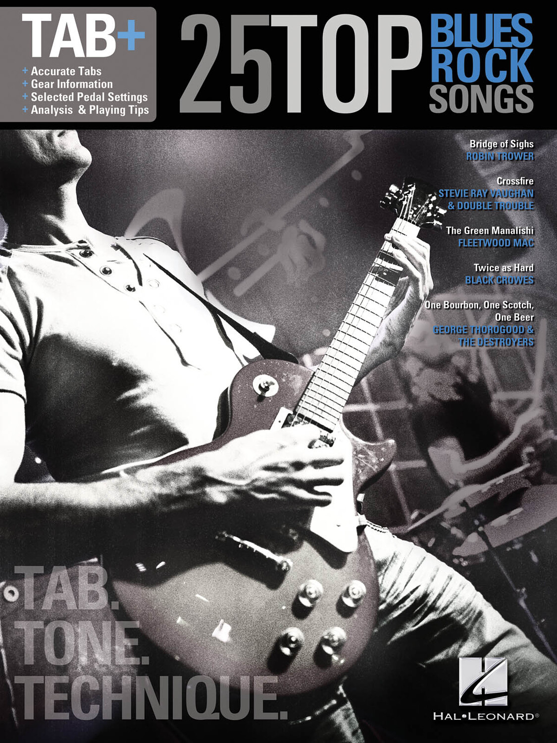 Cover: 884088952556 | 25 Top Blues/Rock Songs - Tab. Tone. Technique. | Buch | 2014