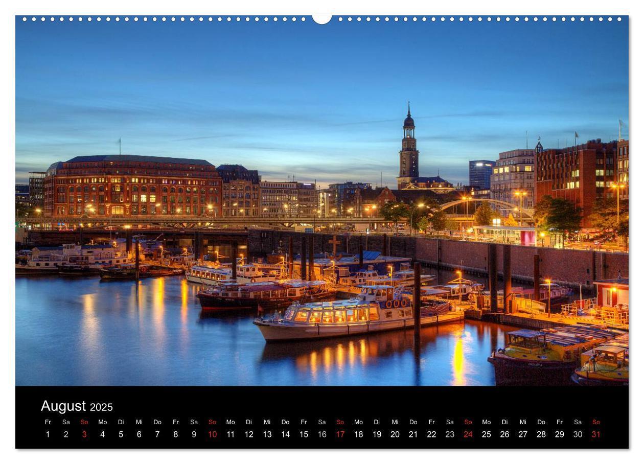 Bild: 9783435759255 | Hamburg (Wandkalender 2025 DIN A2 quer), CALVENDO Monatskalender