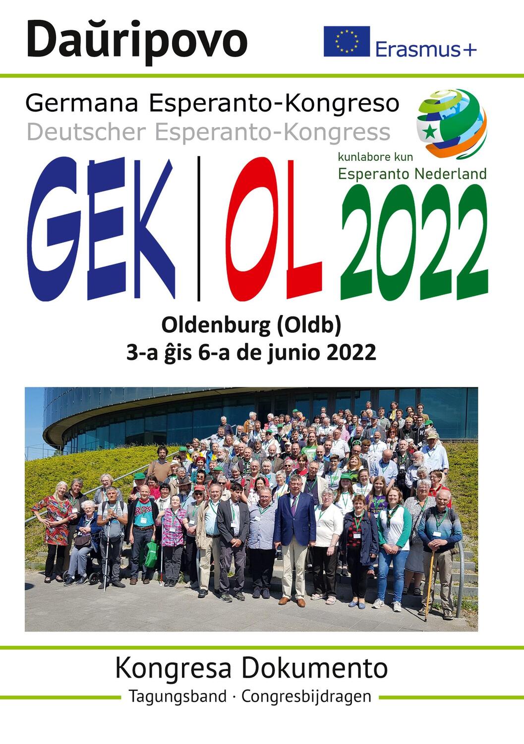 Cover: 9783751900713 | Germana Esperanto-Kongreso Oldenburg 2022 | Franz Kruse | Buch | 2023