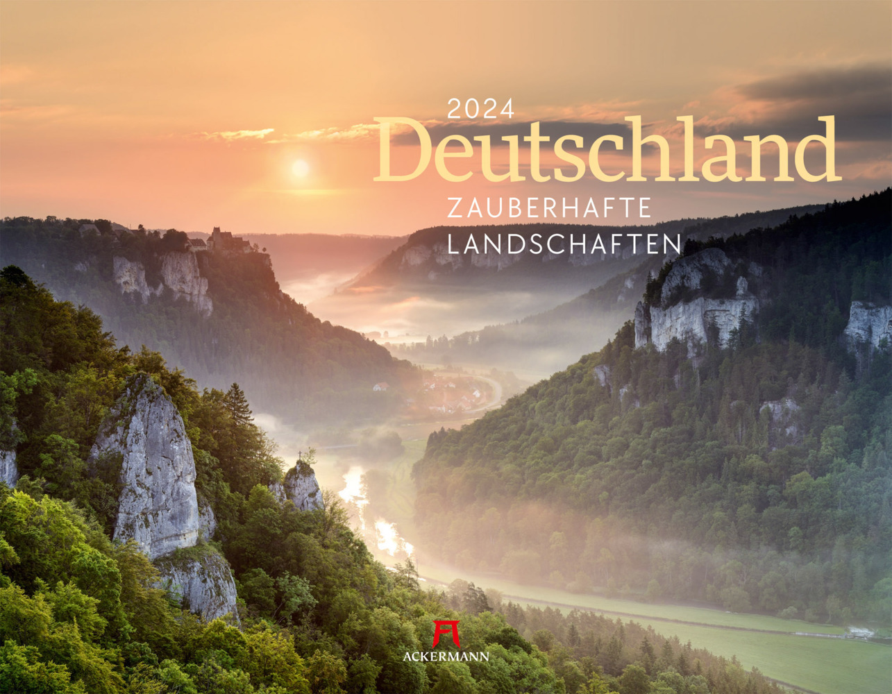 Cover: 9783838424507 | Deutschland - Zauberhafte Landschaften Kalender 2024 | Kunstverlag