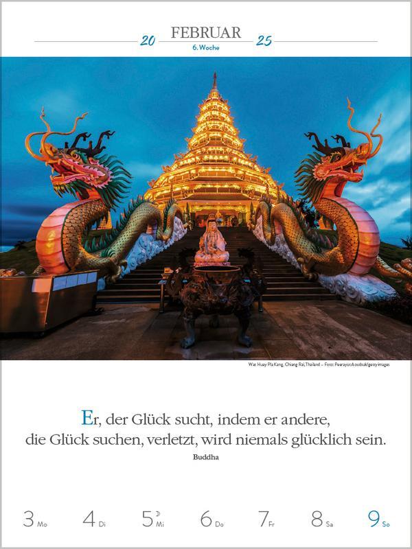 Bild: 9783731877264 | Buddhistische Weisheiten 2025 | Verlag Korsch | Kalender | 54 S.