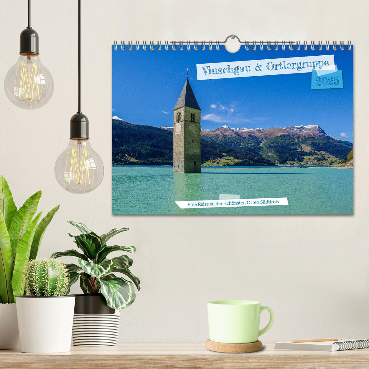 Bild: 9783383932168 | Vinschgau &amp; Ortleralpen (Wandkalender 2025 DIN A4 quer), CALVENDO...