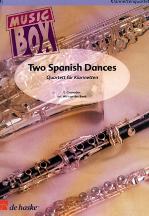 Cover: 9790035081372 | Two Spanish Dances | Enrique Granados | Music Box | Partitur + Stimmen